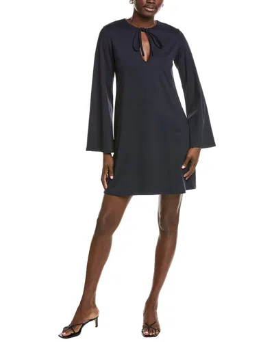 Susana Monaco Bell Keyhole Tie Dress In Black