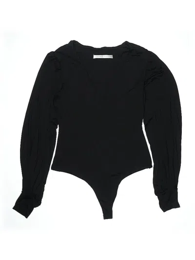 Pre-owned Susana Monaco Bodysuit In Black