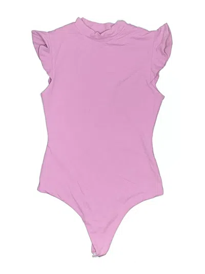 Pre-owned Susana Monaco Bodysuit In Pink