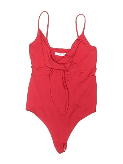 Pre-owned Susana Monaco Bodysuit In Red