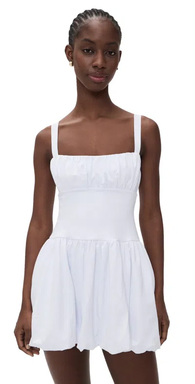 Susana Monaco Bubble Strap Dress Sugar In White