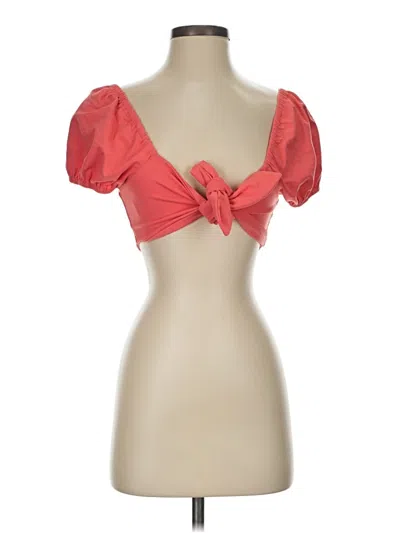 Pre-owned Susana Monaco Cardigan Sweater In Red