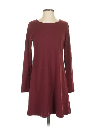 Pre-owned Susana Monaco Casual Dress In Burgundy