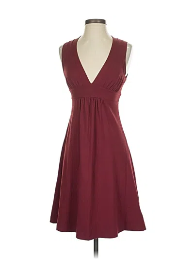 Pre-owned Susana Monaco Casual Dress In Burgundy