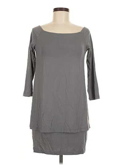 Pre-owned Susana Monaco Casual Dress In Gray
