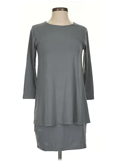 Pre-owned Susana Monaco Casual Dress In Gray