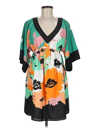 Pre-owned Susana Monaco Casual Dress In Green