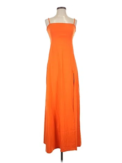 Pre-owned Susana Monaco Casual Dress In Orange