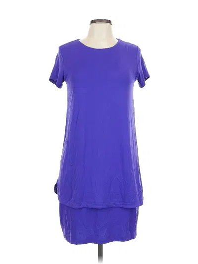 Pre-owned Susana Monaco Casual Dress In Purple