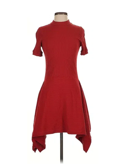 Pre-owned Susana Monaco Casual Dress In Red