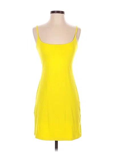 Pre-owned Susana Monaco Casual Dress In Yellow