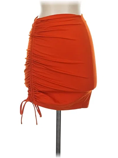 Pre-owned Susana Monaco Casual Skirt In Orange