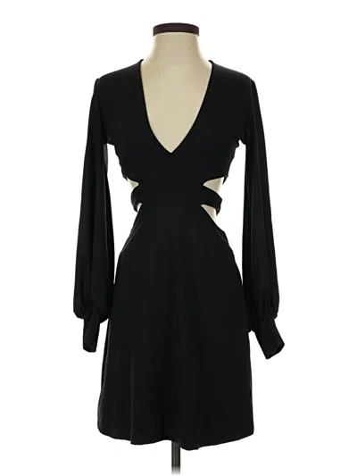Pre-owned Susana Monaco Cocktail Dress In Black