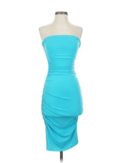 Pre-owned Susana Monaco Cocktail Dress In Blue