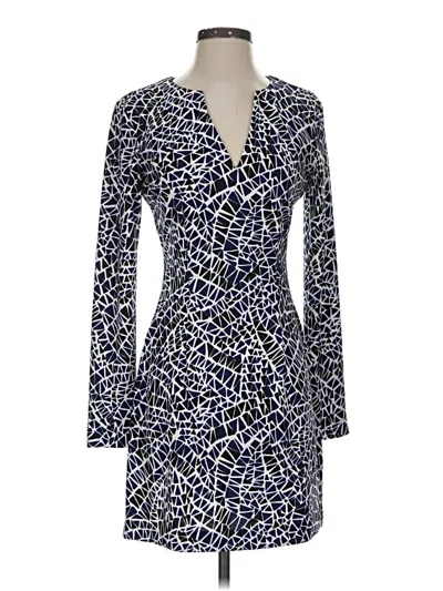 Pre-owned Susana Monaco Cocktail Dress In Blue