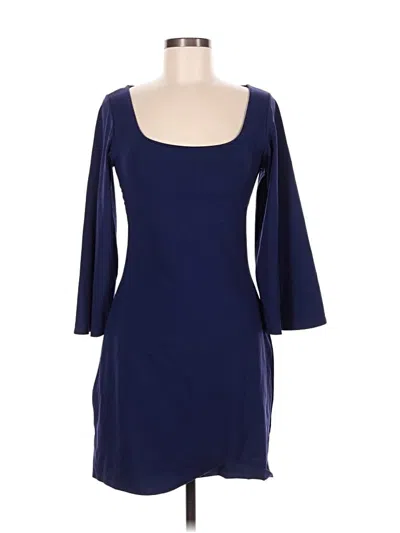 Pre-owned Susana Monaco Cocktail Dress In Blue