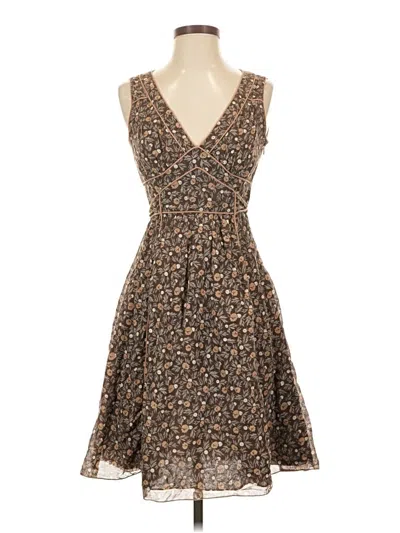 Pre-owned Susana Monaco Cocktail Dress In Brown