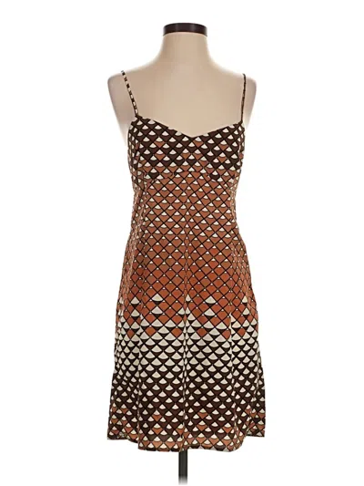 Pre-owned Susana Monaco Cocktail Dress In Brown