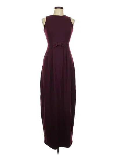 Pre-owned Susana Monaco Cocktail Dress In Burgundy