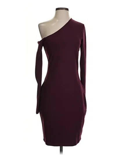 Pre-owned Susana Monaco Cocktail Dress In Burgundy