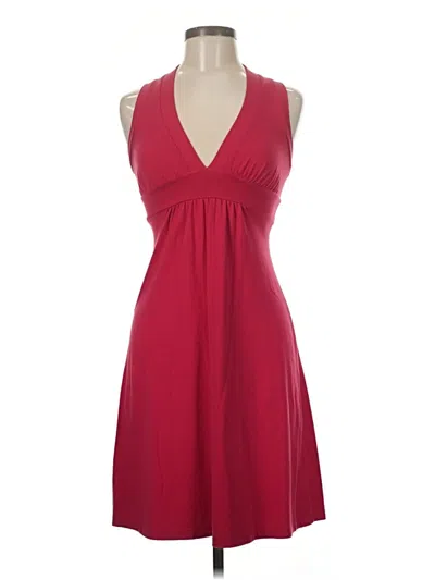 Pre-owned Susana Monaco Cocktail Dress In Burgundy