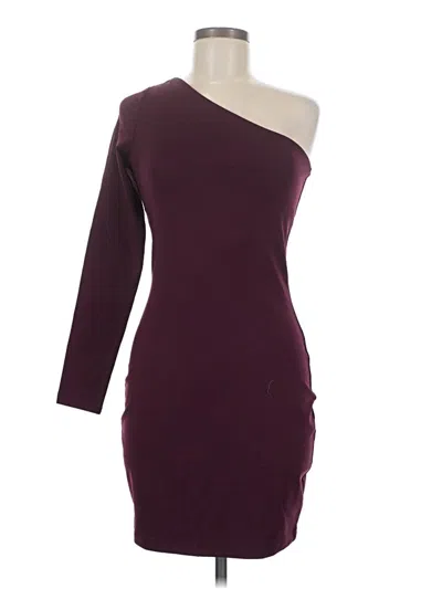 Pre-owned Susana Monaco Cocktail Dress In Burgundy