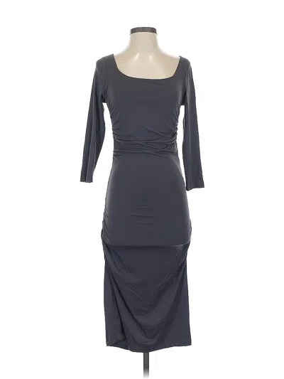 Pre-owned Susana Monaco Cocktail Dress In Gray