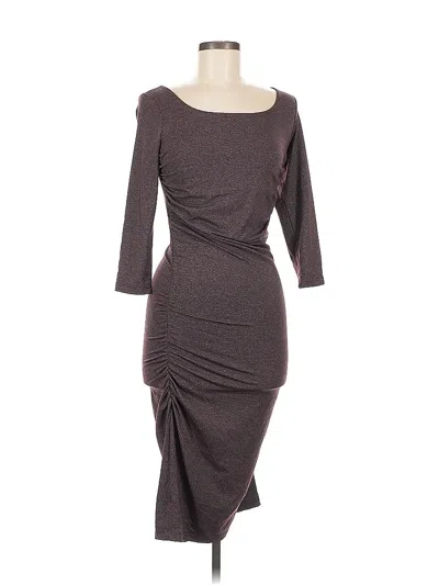 Pre-owned Susana Monaco Cocktail Dress In Gray