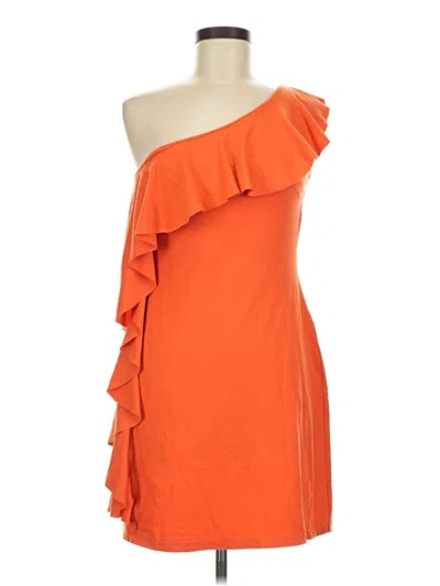 Pre-owned Susana Monaco Cocktail Dress In Orange