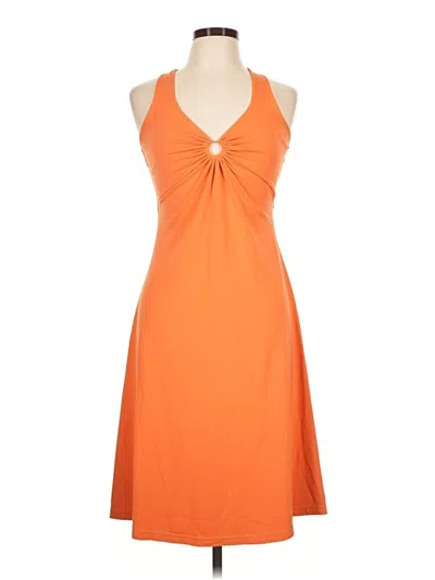 Pre-owned Susana Monaco Cocktail Dress In Orange