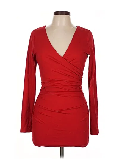 Pre-owned Susana Monaco Cocktail Dress In Red