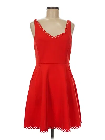 Pre-owned Susana Monaco Cocktail Dress In Red