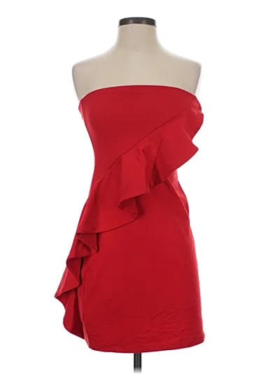 Pre-owned Susana Monaco Cocktail Dress In Red