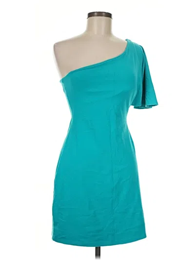 Pre-owned Susana Monaco Cocktail Dress In Teal