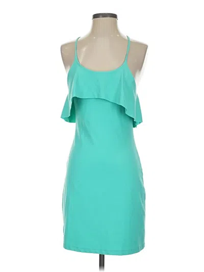 Pre-owned Susana Monaco Cocktail Dress In Teal