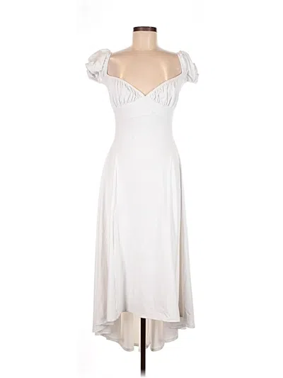 Pre-owned Susana Monaco Cocktail Dress In White