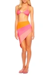 Susana Monaco Colorblock Cover-up Sarong In Cabo