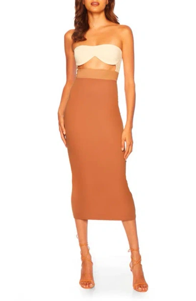 knee length dresses for ladies Susana Monaco Tube Midi Dress – Dales Clothing for Men and Women