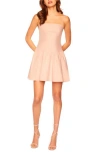 Susana Monaco Cotton Poplin Mini Sundress In Chamoisee