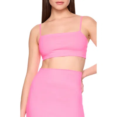 Susana Monaco Crop Camisole In Pink