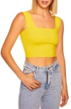 Susana Monaco Crop Tank In Endive