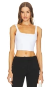 Susana Monaco Crop Tank Top In Sugar