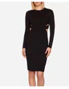 Susana Monaco Cross Back Dress In Black In Black
