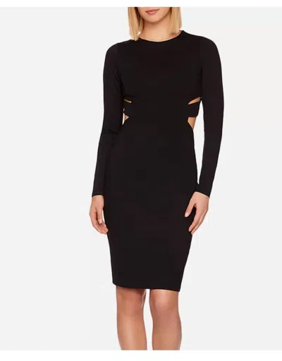 Susana Monaco Cross Back Dress In Black