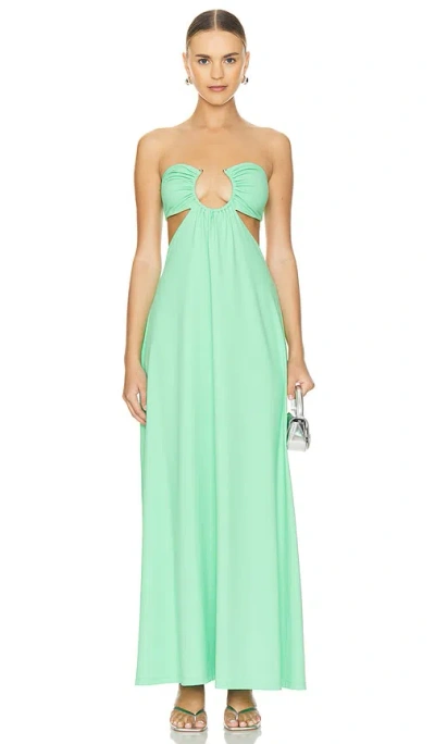 Susana Monaco Cut Out Maxi Dress In Lovebird