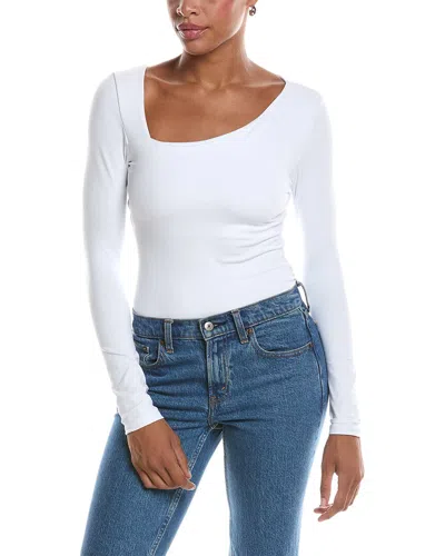 Susana Monaco Diagonal Top In White