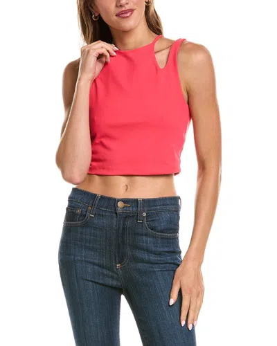 Susana Monaco Double Strap Tank In Pink