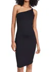 Susana Monaco Double String Midi Dress In Black In Black