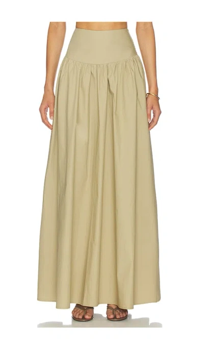 Susana Monaco Drop Waist Skirt In Brown
