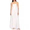 Susana Monaco Drop Waist Strapless Poplin Maxi Dress